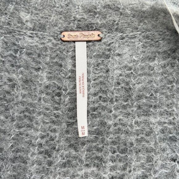 Free People Women's Size Medium Alpaca Wool Cardigan - Picture 8 of 10